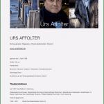 Schauspieler Vita Vorlage Erstaunlich Zur Vita Urs Affolter