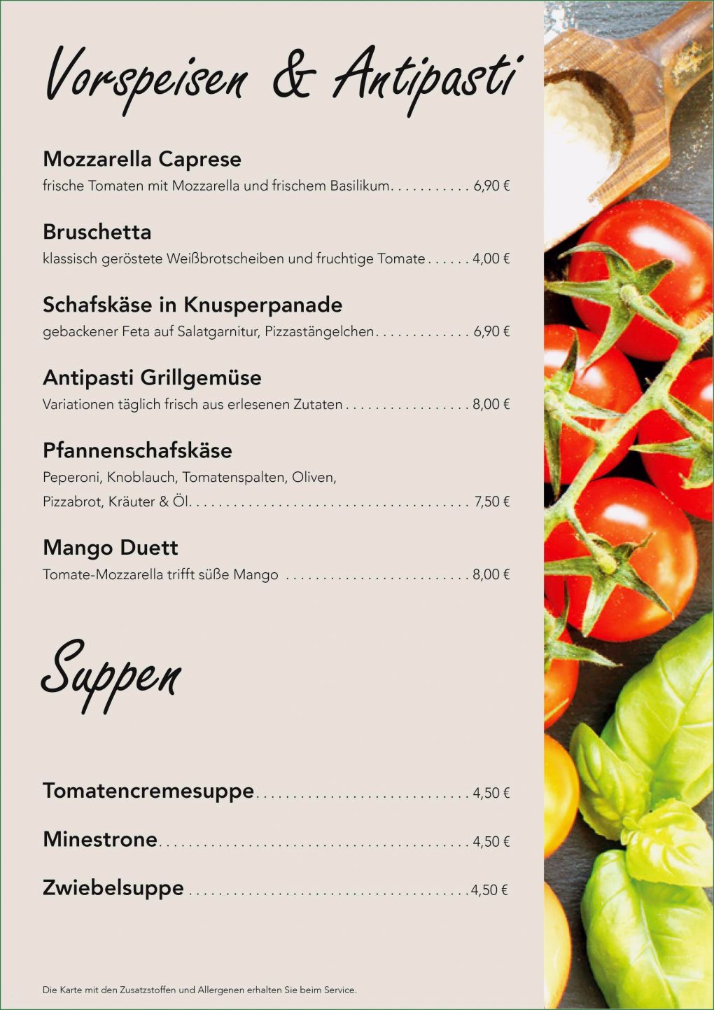 Speisekarten Vorlagen Word Beste 12 Vorlage Speisekarte