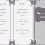 Speisekarten Vorlagen Word Hübsch 7 Speisekarte Vorlage Word Kostenlos