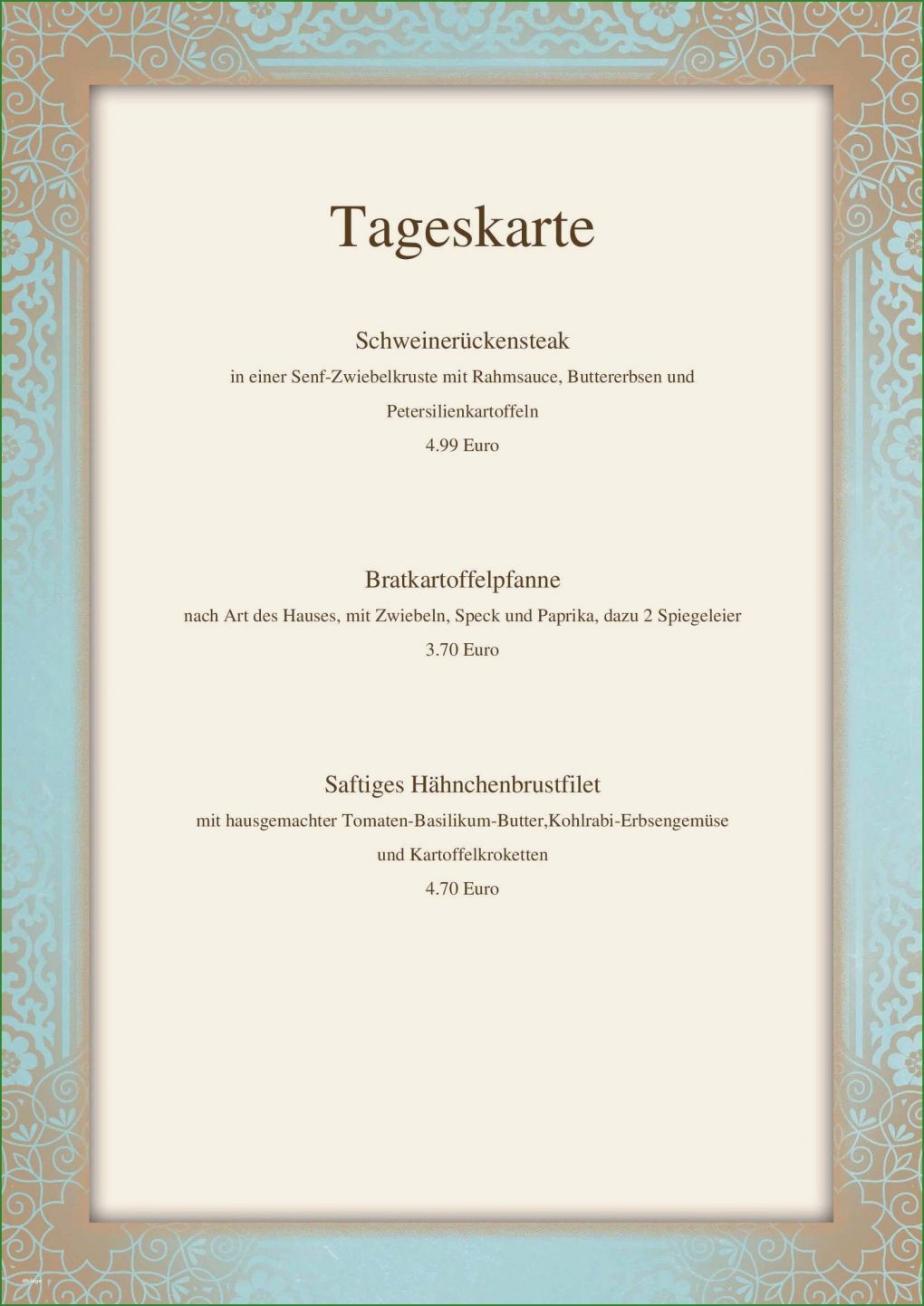 Speisekarten Vorlagen Word Wunderbar 20 Speisekarte Word Vorlage