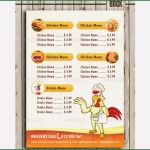 Speisekarten Vorlagen Word Wunderbar Imbiss Design Vorlage