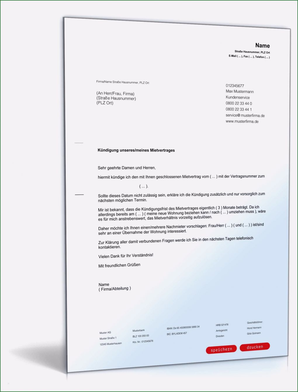 Suche Nachmieter Vorlage Elegant Kündigung Mietvertrag Mieter