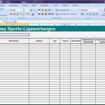 Teilnehmerliste Excel Vorlage Neu Ligawertung Fantasy Sports