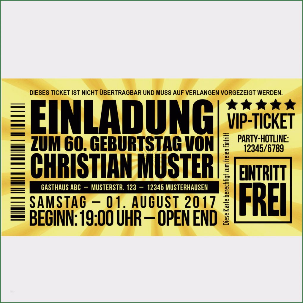 Ticket Vorlage Kostenlos Inspiration Einladung Ticket Vorlage Kostenlos Wunderbar Vip