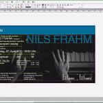 Ticket Vorlage Kostenlos Neu Indesign Tutorial Eintrittskarten Erstellen Saxoprint