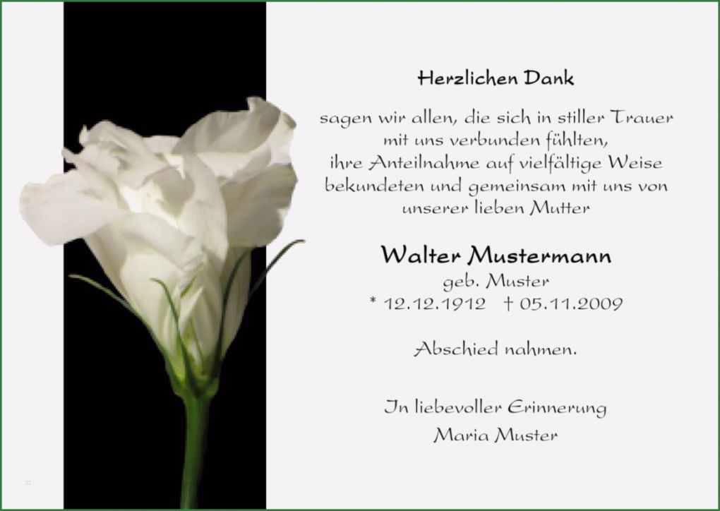 Trauer Dankeskarten Vorlagen Genial Dankeskarten Trauer Dankeskarten Trauer Spruch