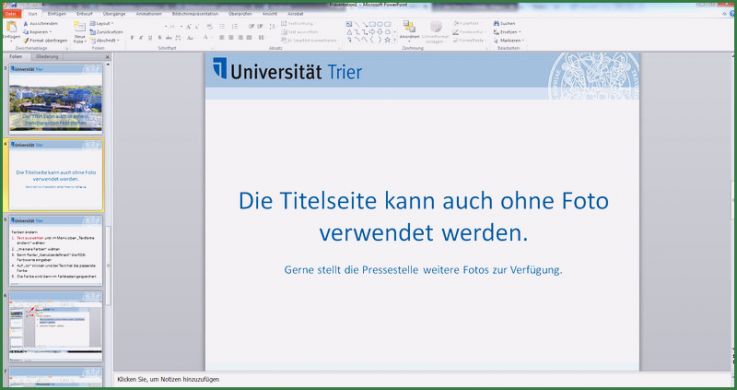 Uni Mannheim Powerpoint Vorlage Süß Uni Trier ...
