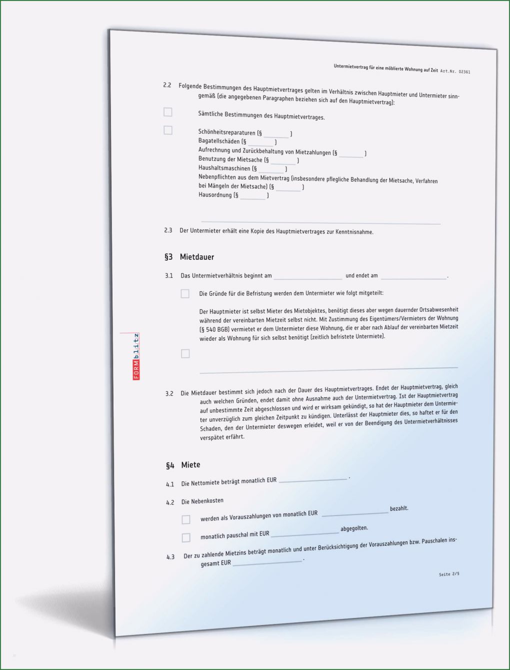 Untermietvertrag Auf Zeit Vorlage Gut Befristeter Untermietvertrag Möblierte Wohnung Muster