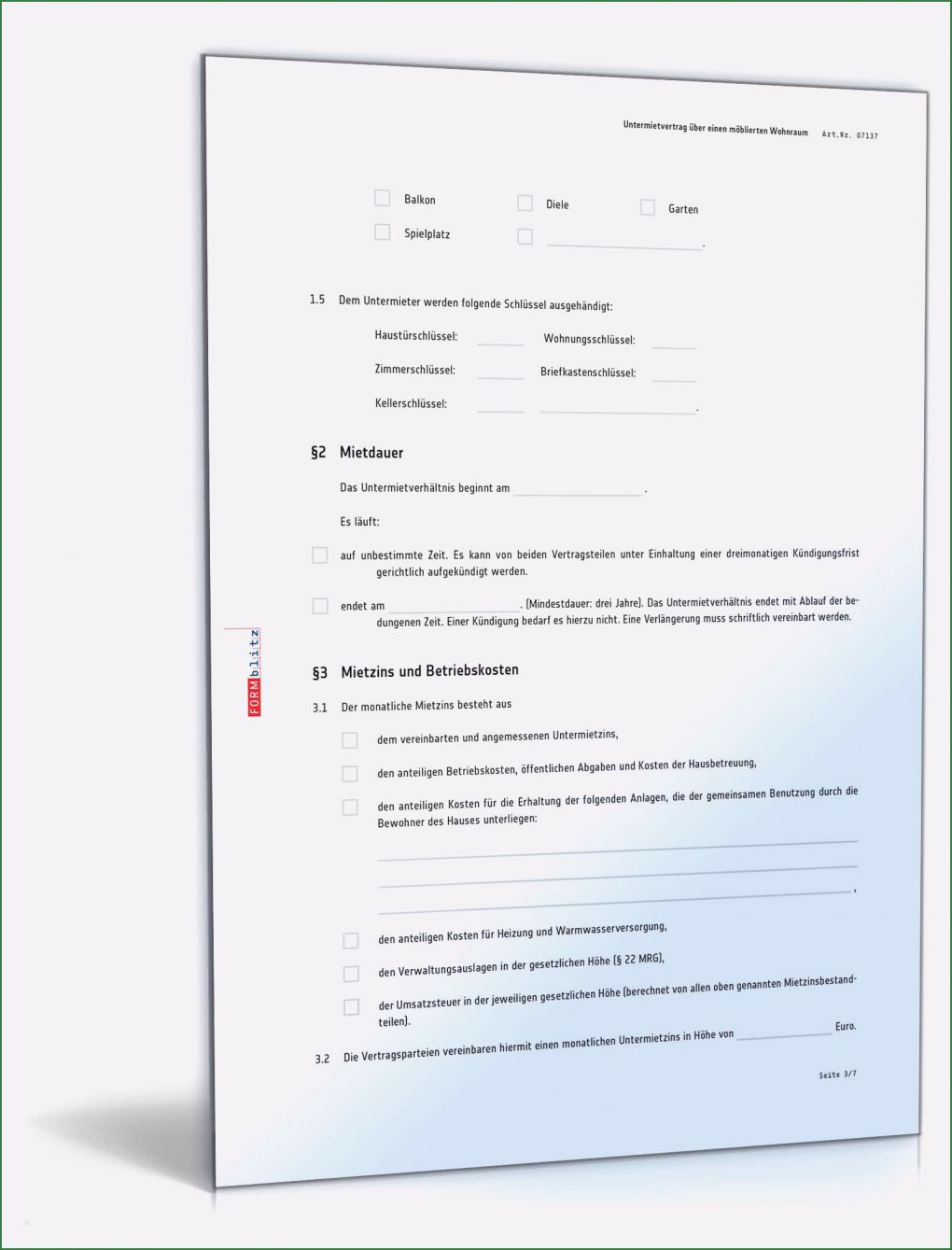 Untermietvertrag Auf Zeit Vorlage Wunderbar Untermietvertrag über Möblierten Wohnraum Muster Vorlage