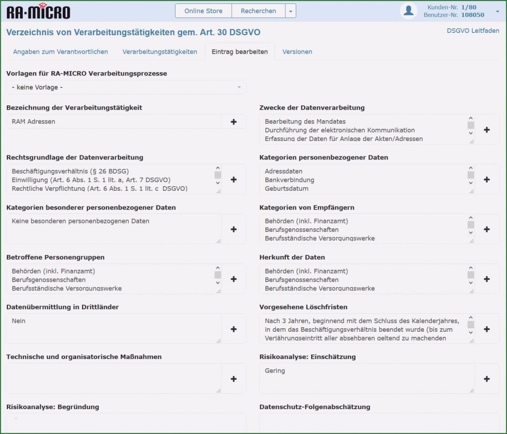 Verarbeitungsverzeichnis Dsgvo Vorlage Fabelhaft 7 Dsgvo Verarbeitungsverzeichnis Muster