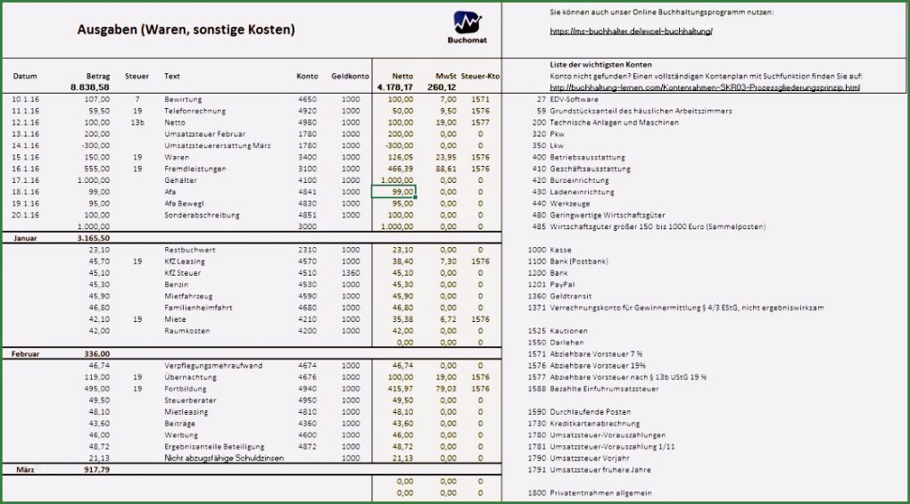 Verfahrensverzeichnis Excel Vorlage Gut 10 Einfache Buchhaltung Excel Vorlage Vorlagen123