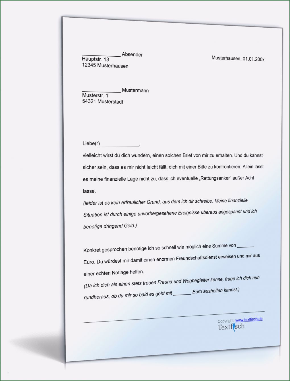 Vergleichsangebot Vorlage Neu Bitte Um Finanzielle Unterstützung • De Musterbrief Download
