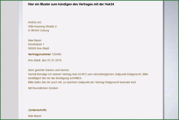Versicherung Kfz Kündigen Vorlage Erstaunlich Kfz Versicherung Kündigen Mit Mustervorlage so Geht S