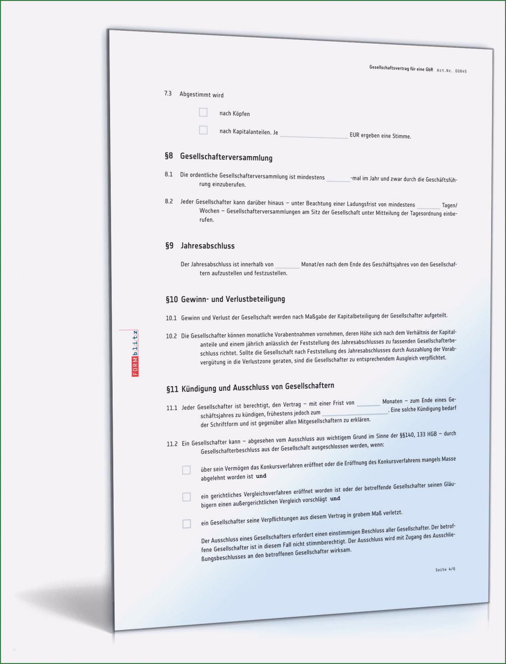 Vertrag Gbr Vorlage Schönste Gbr Gesellschaftsvertrag
