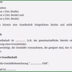 Vertrag Gbr Vorlage Wunderbar Gbr Vertrag Zur Gründung Einer Gbr Mit Muster