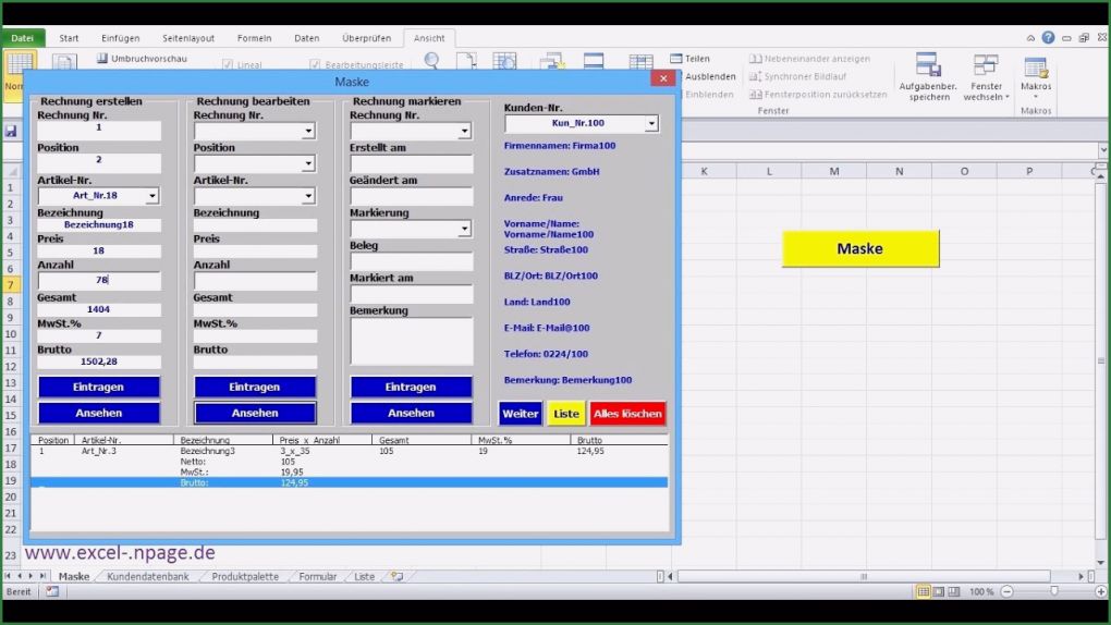 Verzugszinsen Excel Vorlage Fabelhaft 3 Rechnungsprogramm In Excel Selber Erstellen