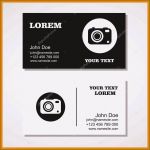 Visitenkarte Fotograf Vorlage Beste 9 Visitenkarte Fotograf