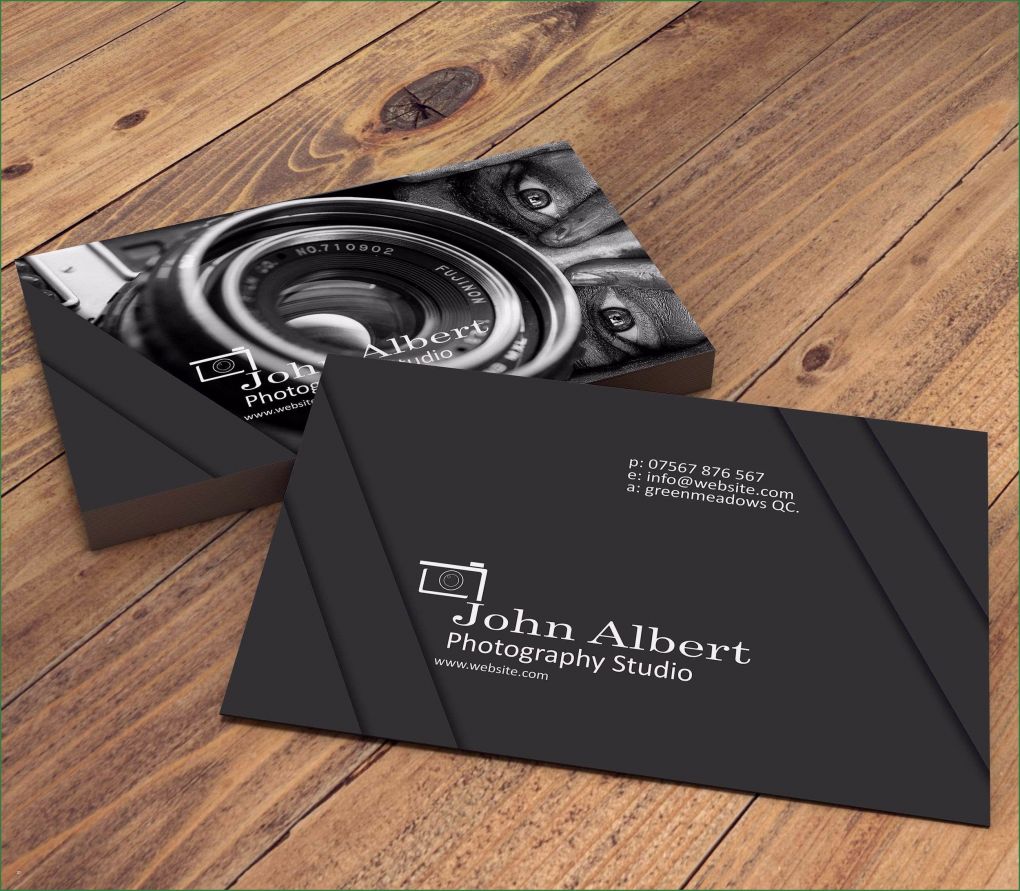 Visitenkarte Fotograf Vorlage Genial Visitenkarten Fotografie — Einladungskarten