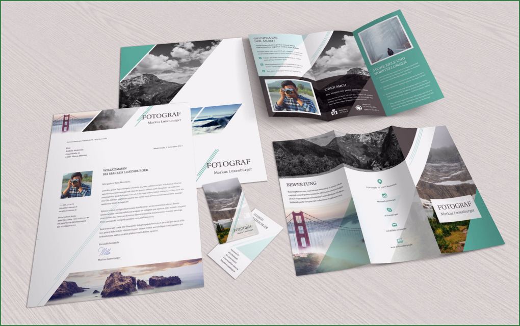 Visitenkarten Vorlagen Für Fotografen Gut Komplette Corporate Design Brand Identity Für Fotografen