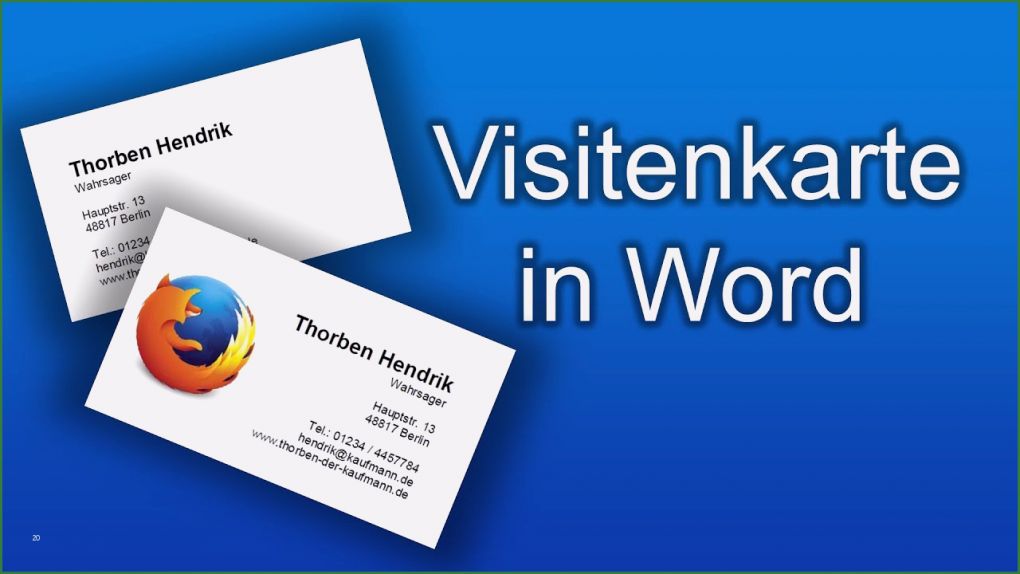 Visitenkarten Word Vorlage Kostenlos Gut Visitenkarten Selbst Erstellen Und Gestalten