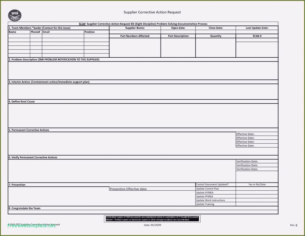 Vorlage 8d Report Excel Beste 8d Report Vorlage Elegante 8d Report Template Xls