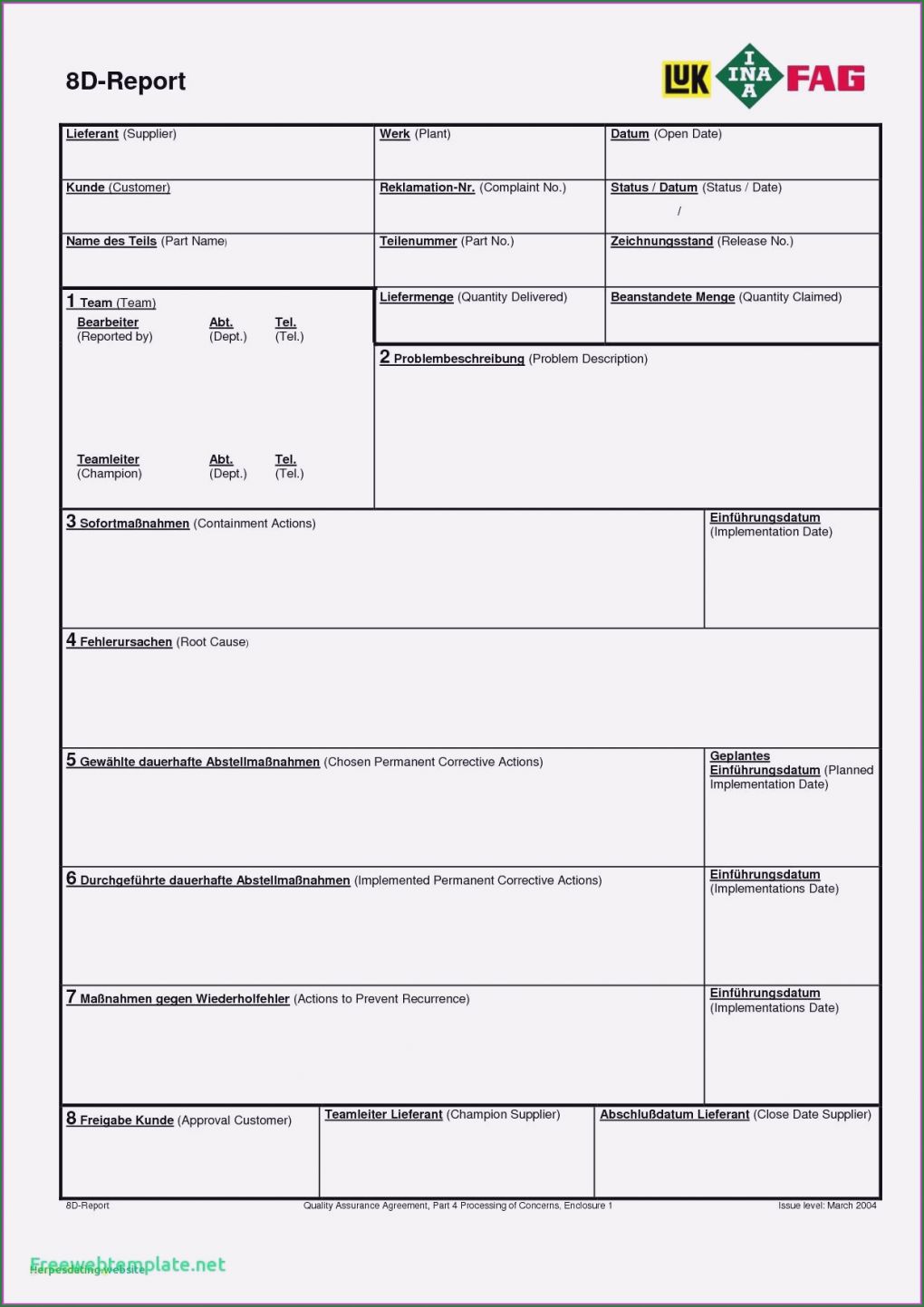 Vorlage 8d Report Excel Luxus 8d Report Vorlage Einzigartig 8d Report Vorlage Genial