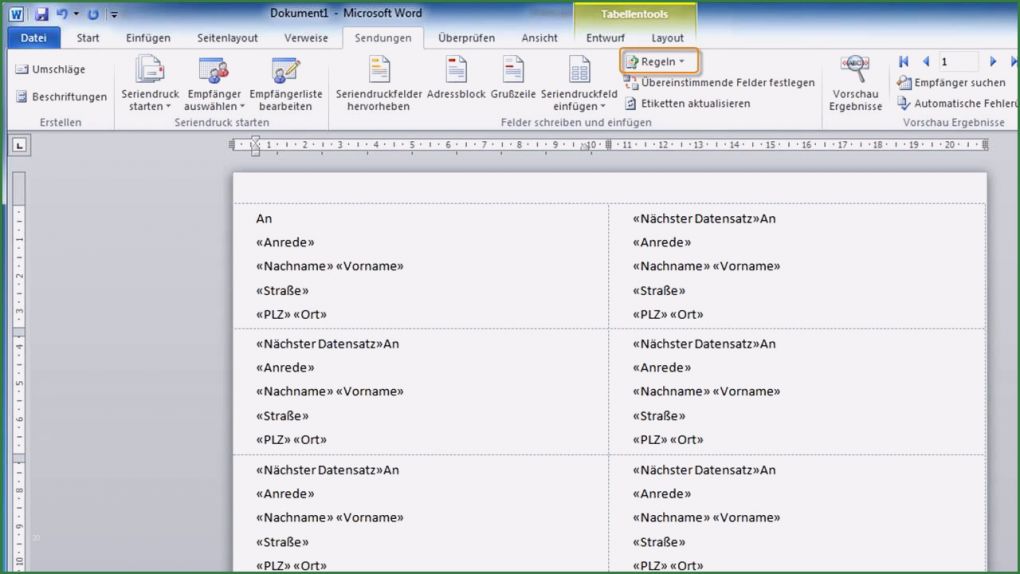 Vorlage Adressaufkleber Fabelhaft Etikettendruck In Word 2010