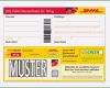 Vorlage Adressaufkleber Inspiration Dhl Paketmarke Deutschland Bis 10 Kg