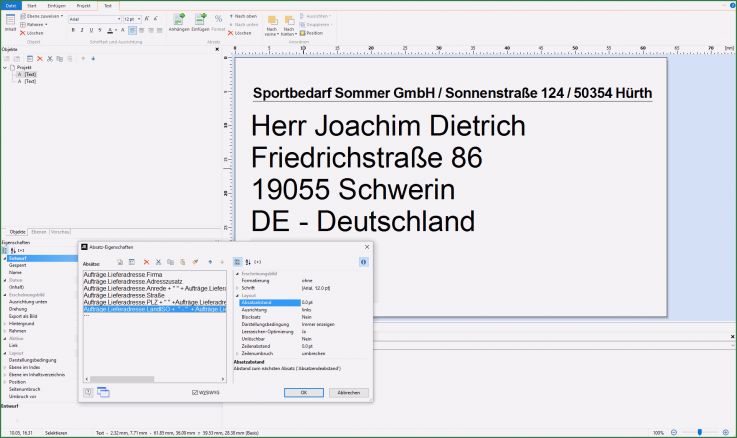 Vorlage Adressaufkleber Süß Adressetiketten Beim Versand Drucken – Jtl Guide