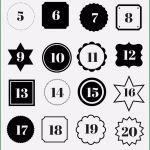 Vorlage Adventskalender Best Of Adventskalender Zahlen Zum Ausdrucken