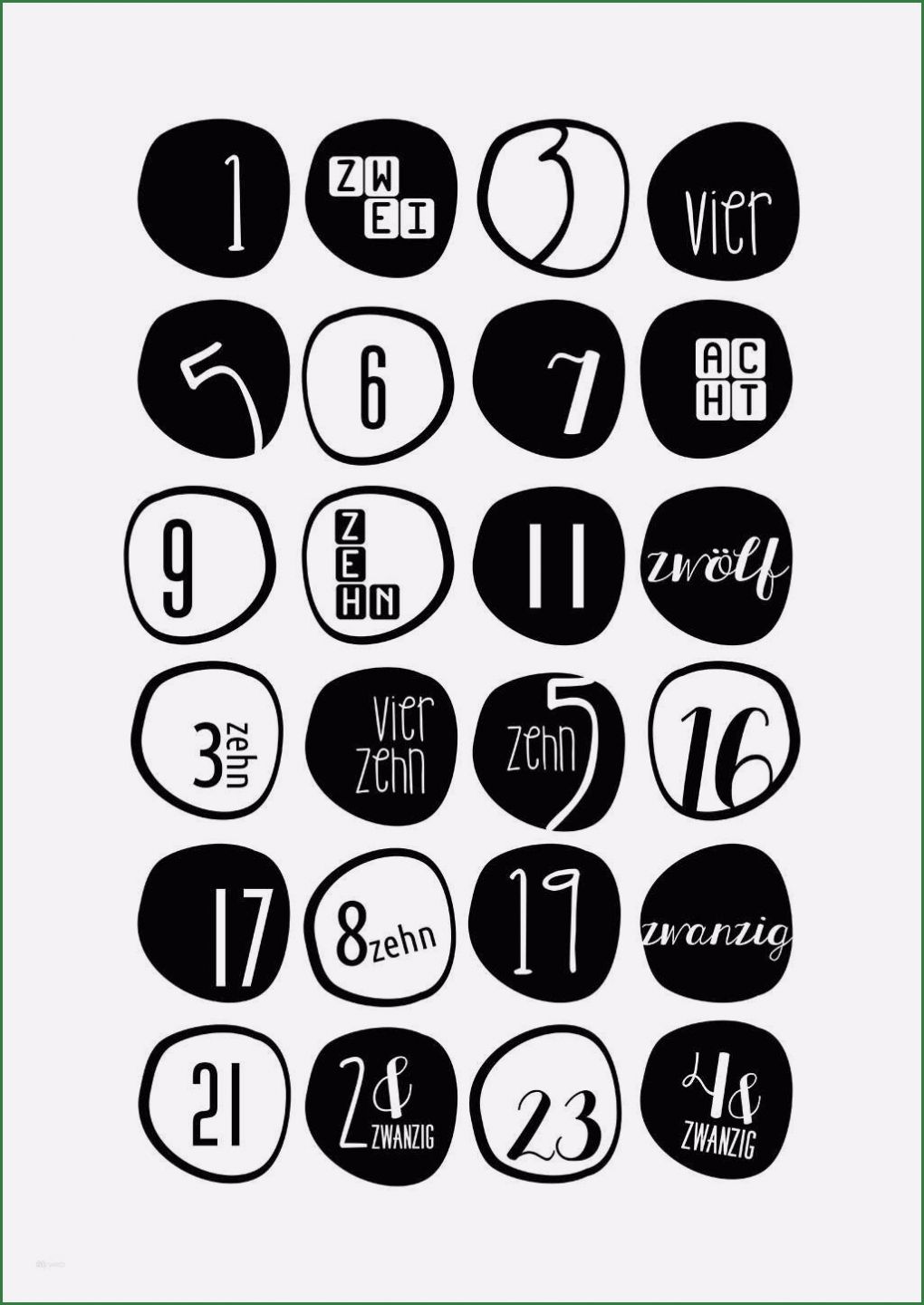 Vorlage Adventskalender Erstaunlich Adventskalender Vorlagen Ausdrucken Cool Diy Freebie