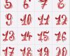 Vorlage Adventskalender Erstaunlich Adventskalenderzahlen Zum Ausdrucken Oder Nachmalen