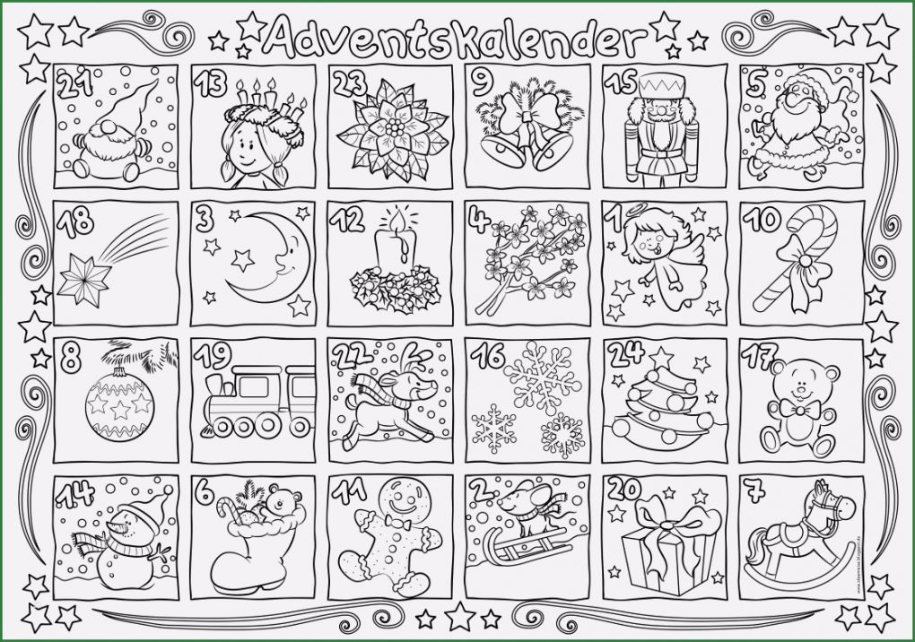 Vorlage Adventskalender Fabelhaft Adventskalender Zum Ausmalen Vorlage Auch 2017 Gibt Es