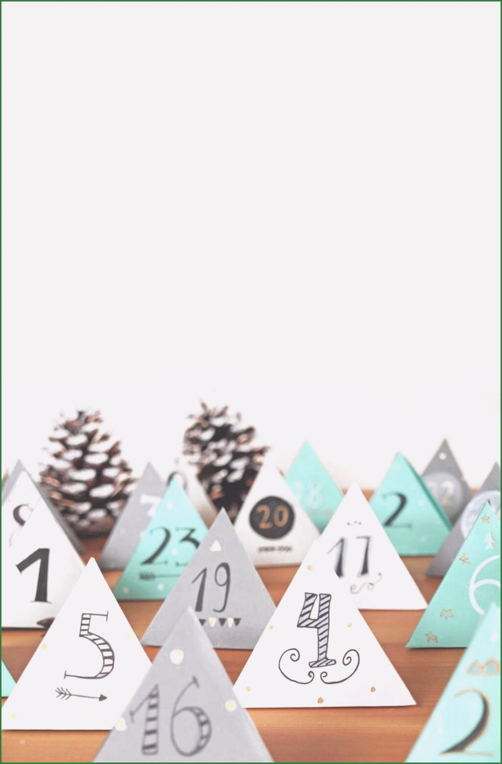 Vorlage Adventskalender Schön Last Minute Diy Adventskalender Mit Vorlage Zum Ausdrucken