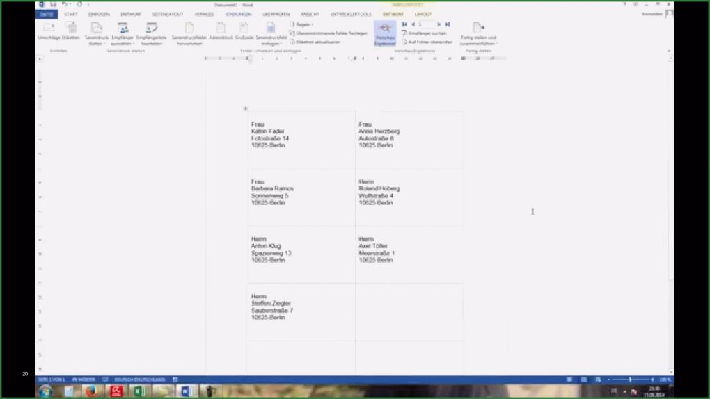 Vorlage Aufkleber Süß Word 2010 2013 Etiketten Vorlage Erstellen &amp; Seriendruck