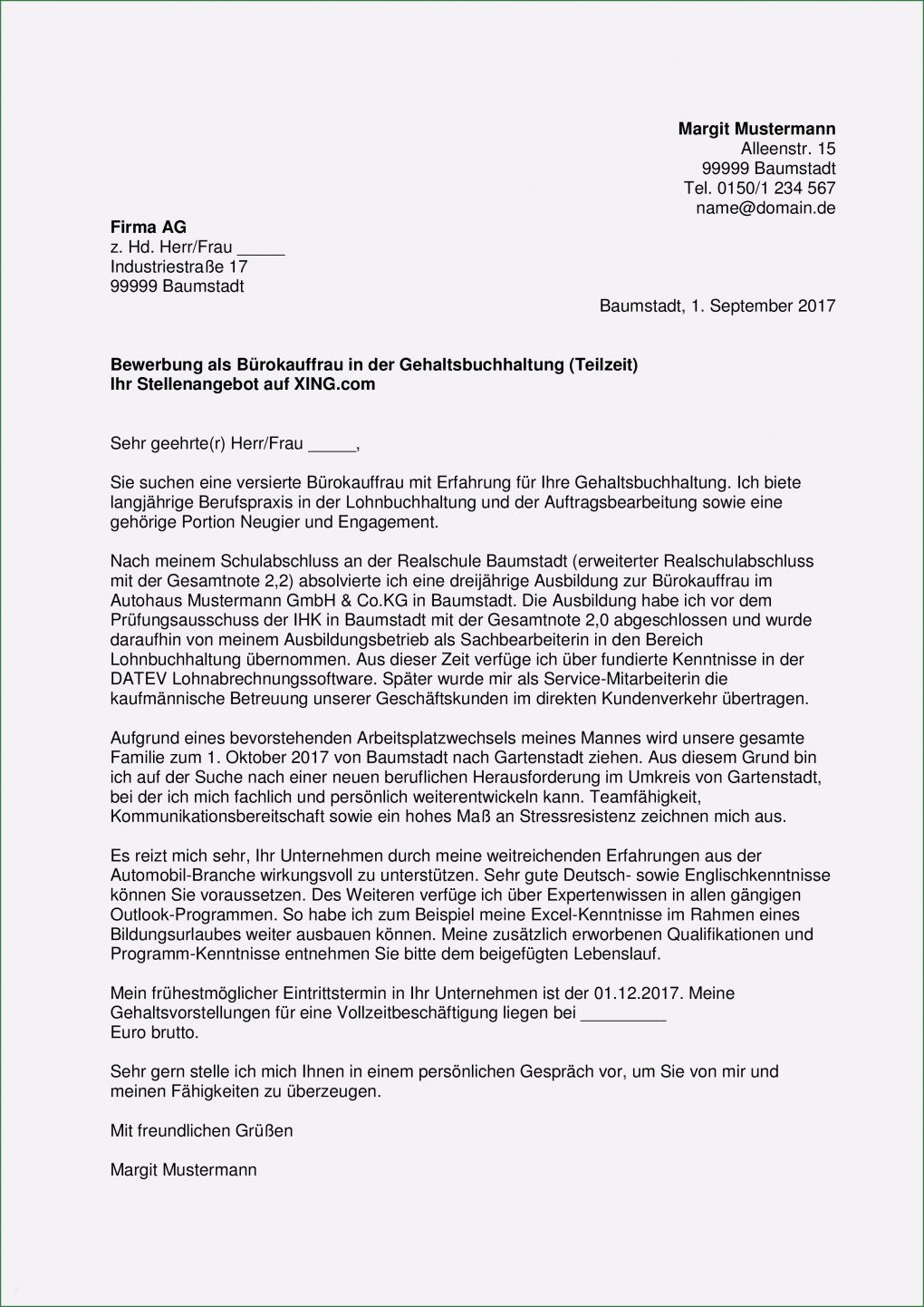 Vorlage Bewerbung Kaufmann Für Büromanagement Cool 11 Kaufmann Für Büromanagement Bewerbung