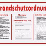 Vorlage Brandschutzordnung Teil B Bewundernswert Brandschutzordnung Einebinsenweisheit