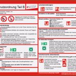 Vorlage Brandschutzordnung Teil B Hübsch Brandschutzordnung