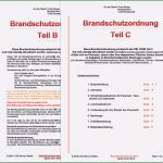 Vorlage Brandschutzordnung Teil B Wunderbar Brandschutzordnung Nach Din