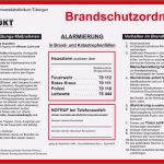 Vorlage Brandschutzordnung Teil B Wunderbar Universitätsklinikum Tübingen Brandschutz