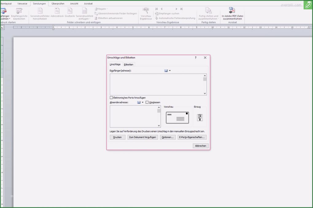 Vorlage Briefumschlag Bedrucken Cool Word Vorlage Briefumschlag Din Lang Briefumschlag
