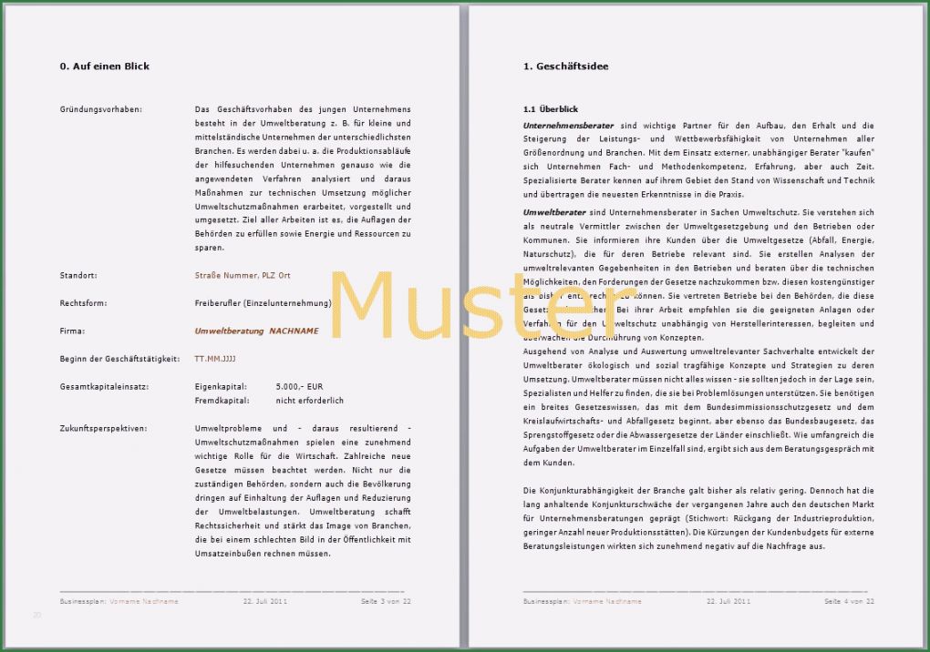 Vorlage Businessplan Für Existenzgründer Gut Architekt Businessplan Vorlage Für Gründerzuschuss Und