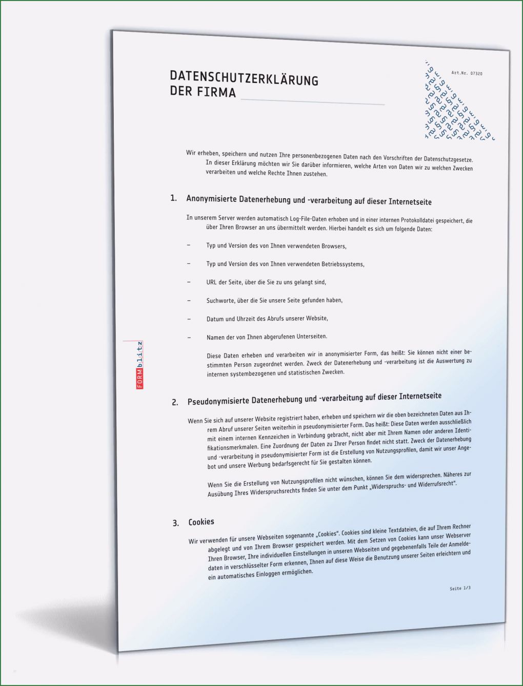 Vorlage Datenschutzerklärung Homepage Beste Das Große Datenschutz Paket