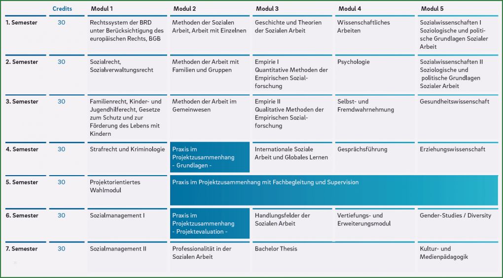 Vorlage Dokumentation soziale Arbeit Schönste Hochschule Bremen Stu Nverlauf Modulübersicht