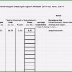 Vorlage Dokumentation Tägliche Arbeitszeit Luxus Vorlage Zur Dokumentation Der Täglichen Arbeitszeit