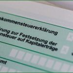 Vorlage Einkommensteuererklärung Schönste formulare Und Vordrucke