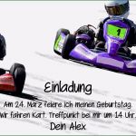 Vorlage Einladung Kartfahren Kostenlos Süß Einladungskarte Kartfahren