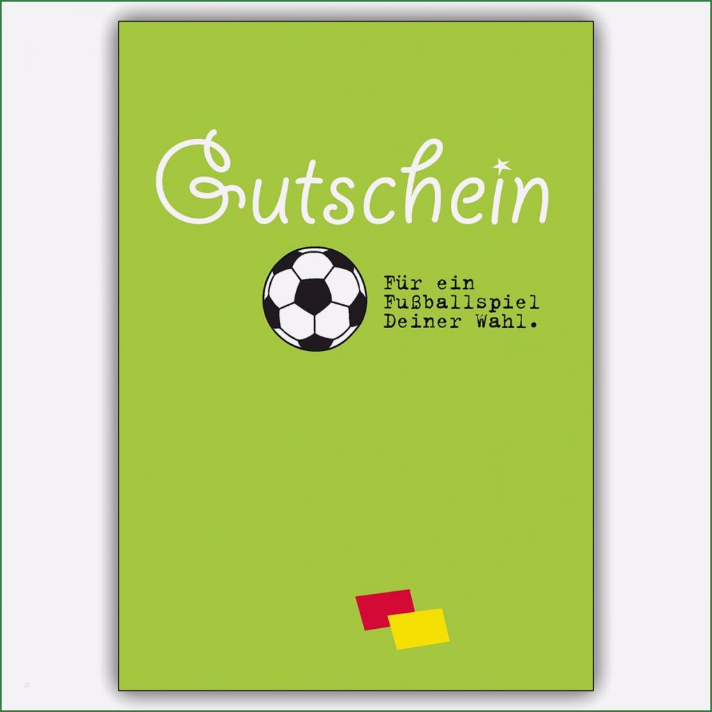 Vorlage Eintrittskarte Fussball Einzigartig Cooler Fußball Gutschein Blanko Für Ein Fußballspiel