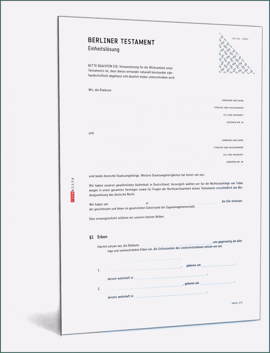Vorlage Erbe Ausschlagen Wunderbar 14 Testament Muster Pdf Vorlagen123 Vorlagen123