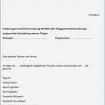 Vorlage Erstattung Flugausfall Großartig Musterbrief Für Entschädigung Bei Flugverspätung